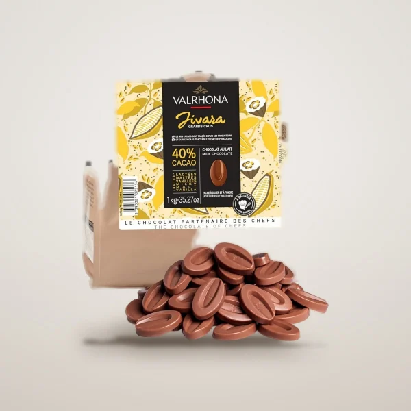 Шоколад Valrhona Jivara 40% — 1 кг